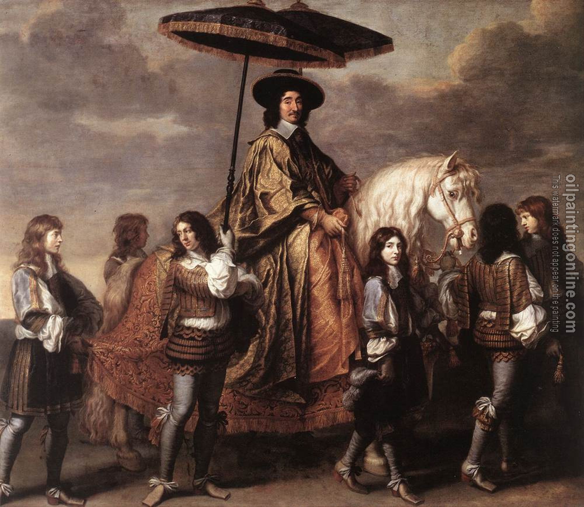Le Brun, Charles - Chancellor Seguier at the Entry of Louis XIV into Paris